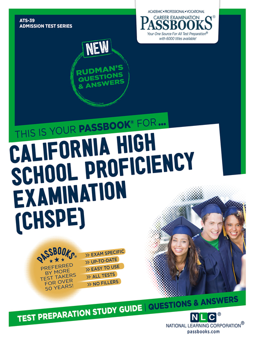 Title details for CALIFORNIA HIGH SCHOOL PROFICIENCY EXAMINATION (CHSPE) by National Learning Corporation - Available